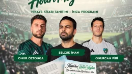 Kocaelispor’un yıldızları Kitap Fuarı’nda minik taraftarlarla kucaklaşıyor