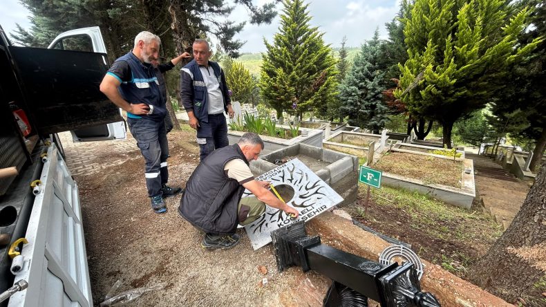 Kocaeli’de mezarlıkların su altyapısı yenileniyor