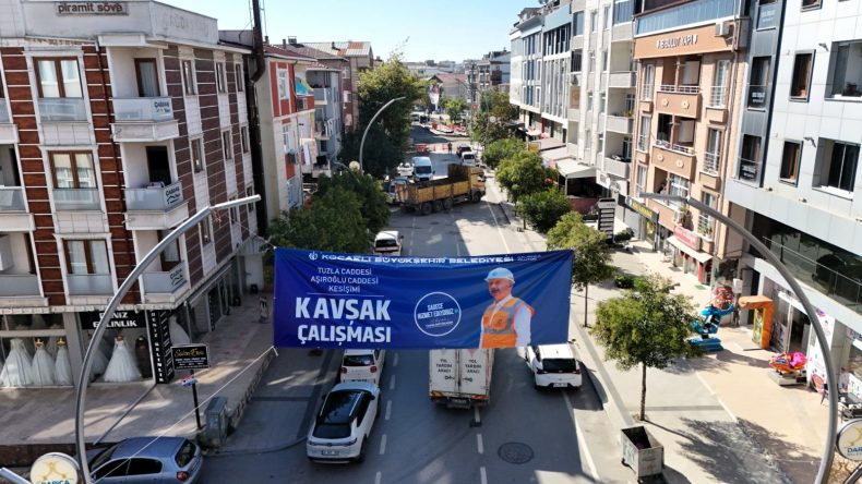 Büyükşehir’den Darıca trafiğini rahatlatacak kavşak düzenlemesi