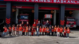 Kocaeli’de minikler itfaiyeyi yakından tanıdı