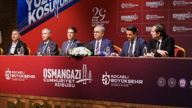 Kocaeli’de Cumhuriyet coşkusu Osmangazi Köprüsü’ne taşınıyor