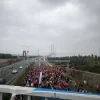 Kocaeli’de Cumhuriyet coşkusu Osmangazi Köprüsü’ne taşındı: Koşu başladı!