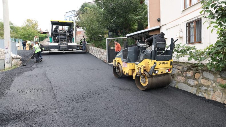 Dilovası’nda asfalt seferberliği! Üç mahallede çalışmalar sürüyor