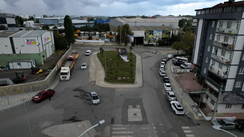 Gebze’de Anibal Caddesi kavşağı baştan düzenleniyor