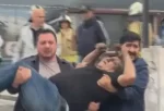 8 katlı binada yangın! Çok sayıda kişi mahsur kaldı