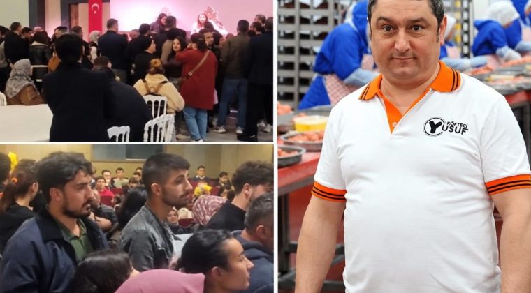 Köfteci Yusuf’un iş başvurusunda izdiham yaşandı